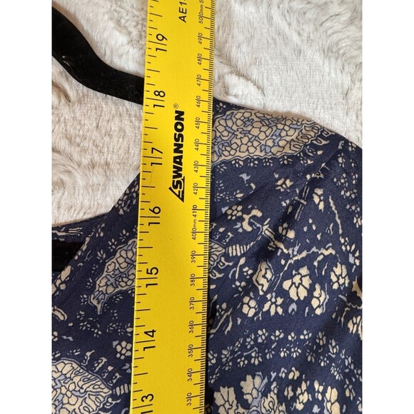 Lucky Brand Navy and Beige Maxi Dress - Picture 9 of 12